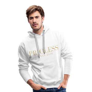 Prioless - Men´s Hoodie mit Logo, verschiedene Farben - Weiß