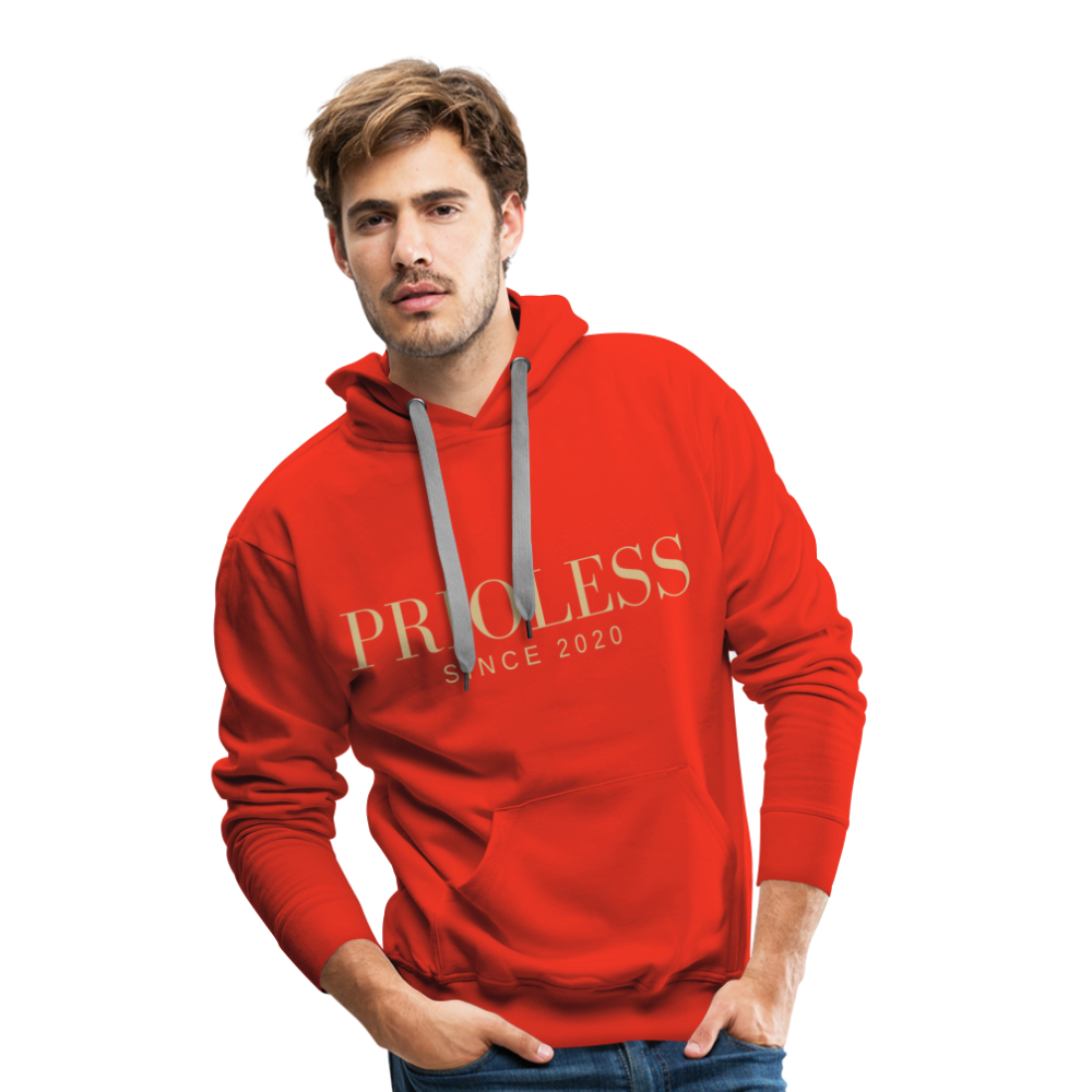 Prioless - Men´s Hoodie mit Logo, verschiedene Farben - Rot