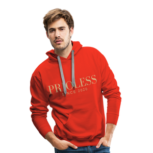 Prioless - Men´s Hoodie mit Logo, verschiedene Farben - Rot