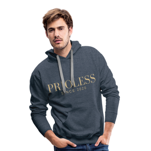 Prioless - Men´s Hoodie mit Logo, verschiedene Farben - Jeansblau