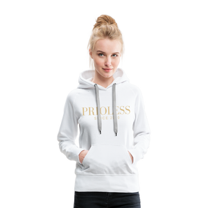 Prioless - Women’s Hoodie mit Logo, verschiedene Farben - Weiß