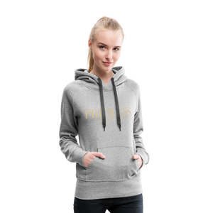 Prioless - Women’s Hoodie mit Logo, verschiedene Farben - Grau meliert