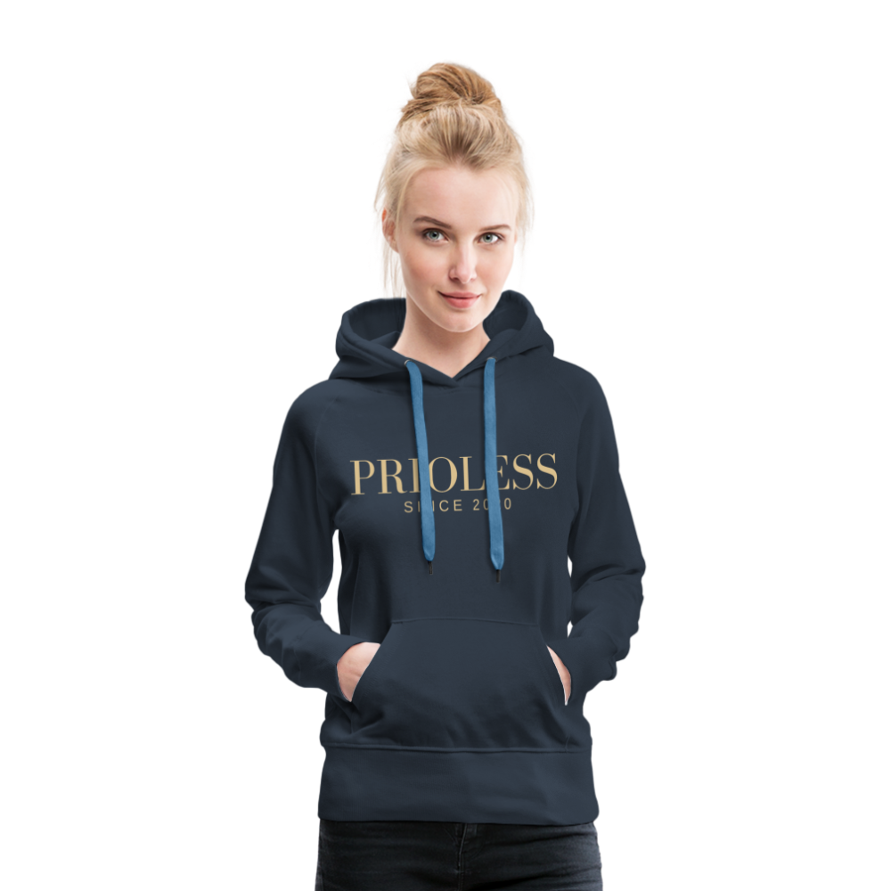 Prioless - Women’s Hoodie mit Logo, verschiedene Farben - Navy