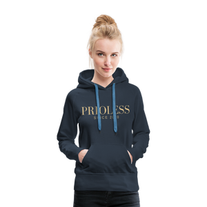 Prioless - Women’s Hoodie mit Logo, verschiedene Farben - Navy